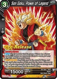 Son Goku, Power of Legend