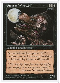 Greater Werewolf, Fifth Edition