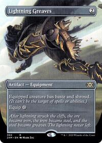 Lightning Greaves (Borderless), Double Masters