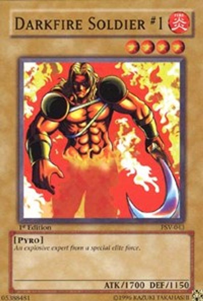 Darkfire Soldier #1, 1st-edition, front