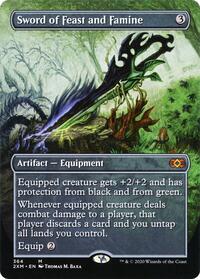 Sword of Feast and Famine (Borderless), Double Masters