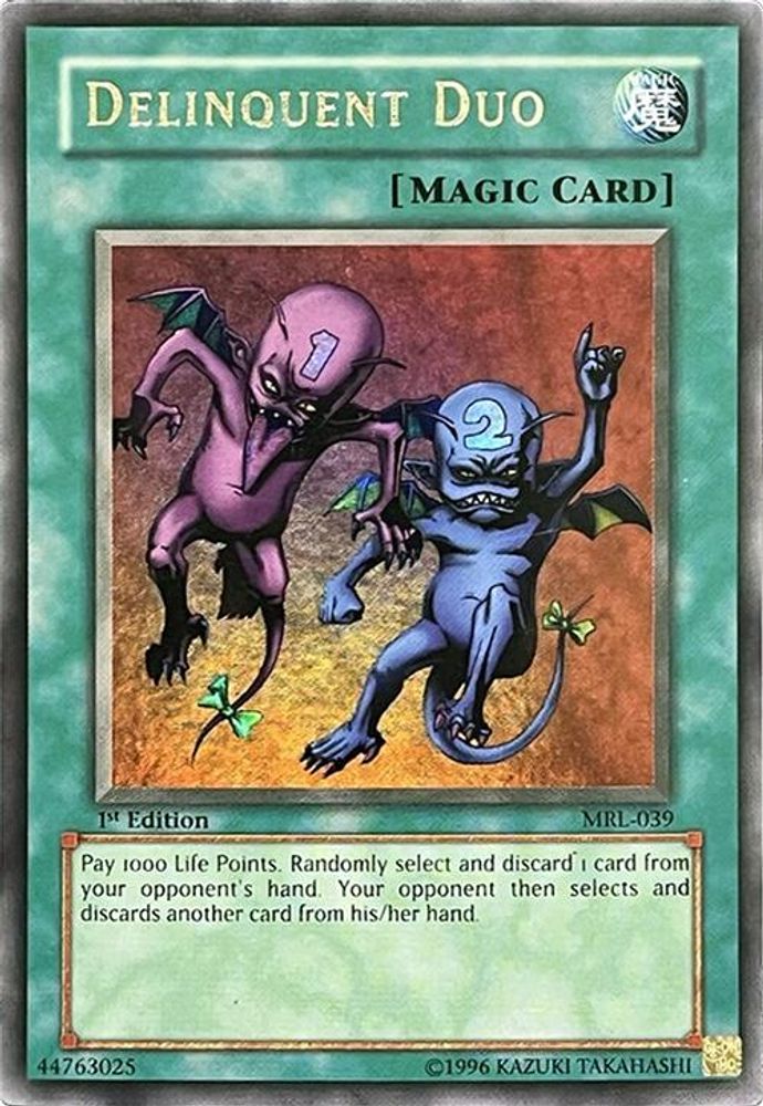 Delinquent Duo, 1st-edition, front