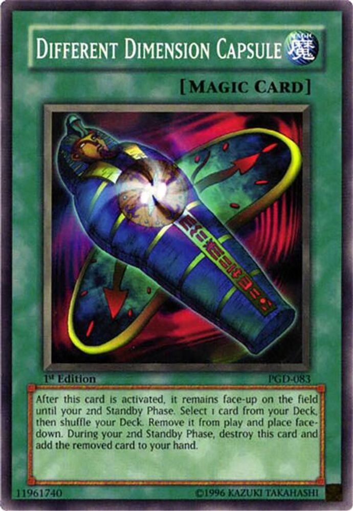 Different Dimension Capsule, 1st-edition, front