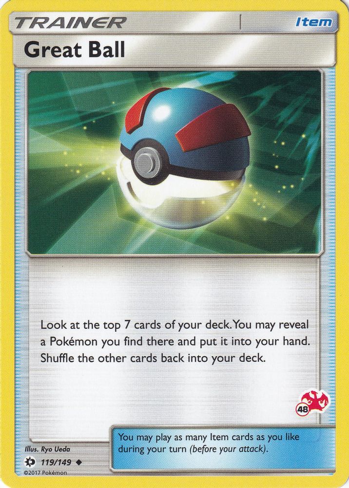 Great Ball - 119/149 (#48 Charizard Stamped)