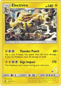 Electivire- 43/147 (#32 Pikachu Stamped)