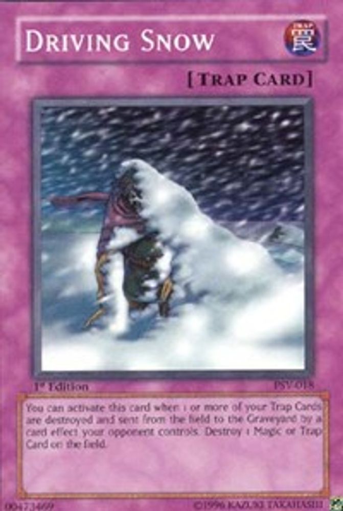 Driving Snow, 1st-edition, front