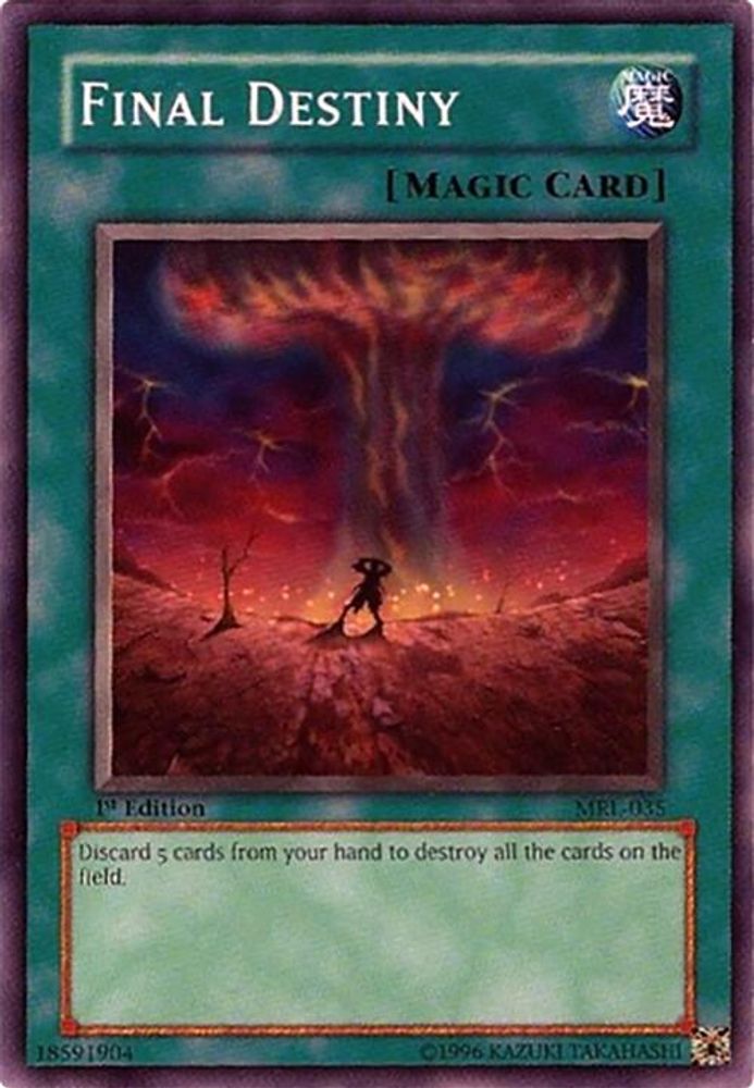 Final Destiny, 1st-edition, front