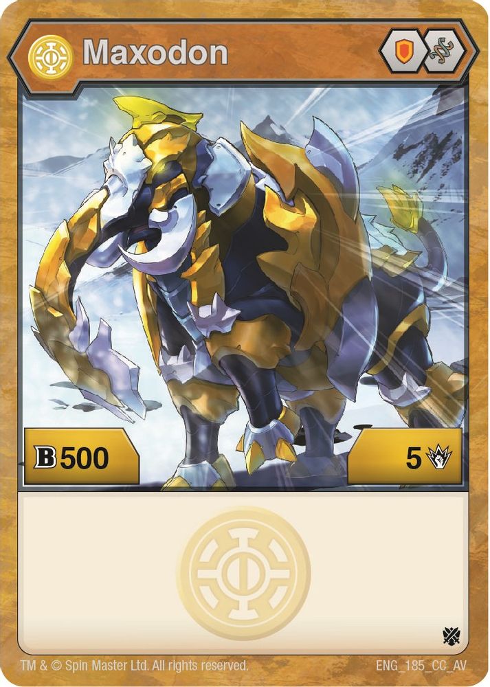 Maxodon, Standard, front