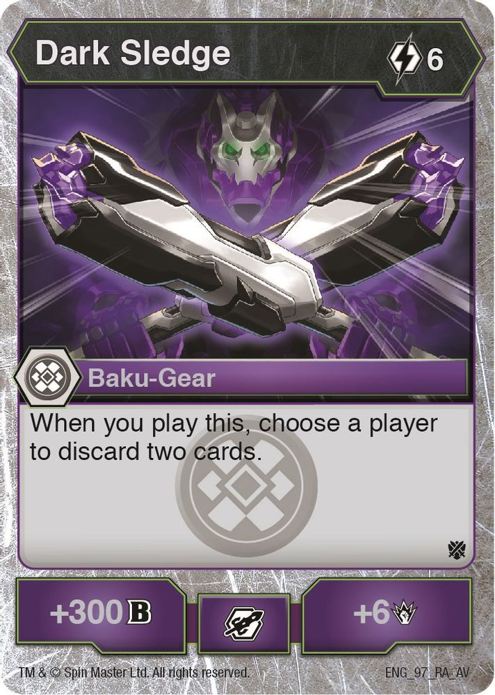Dark Sledge, Standard, front