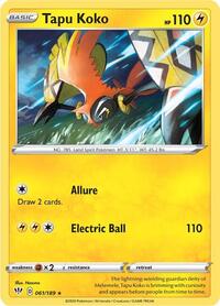 Tapu Koko - 061/189 (Non-Holo)