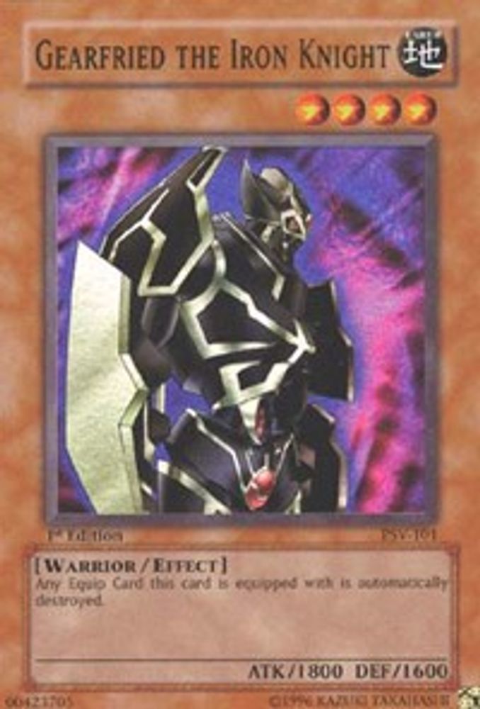 Gearfried the Iron Knight, 1st-edition, front