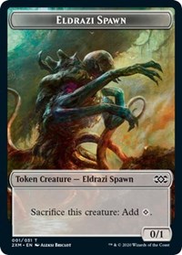 Eldrazi Spawn // Plant Double-Sided Token, Double Masters