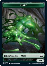 Ooze // Wurm (029) Double-Sided Token, Double Masters