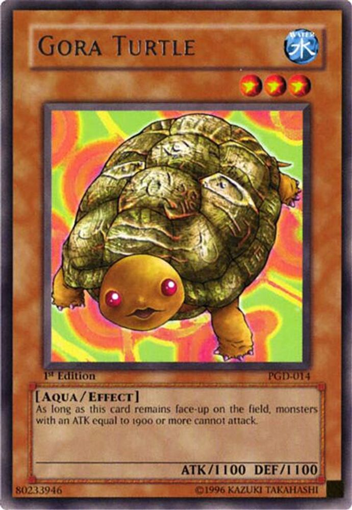 Gora Turtle, 1st-edition, front