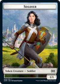 Soldier // Squirrel Double-Sided Token, Double Masters
