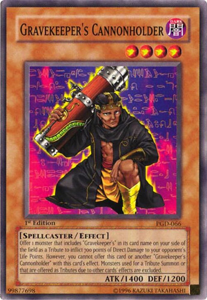 Gravekeeper's Cannonholder, 1st-edition, front