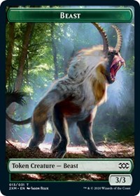 Beast // Thopter (008) Double-Sided Token, Double Masters