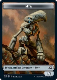 Myr (024) // Thopter (008) Double-Sided Token, Double Masters