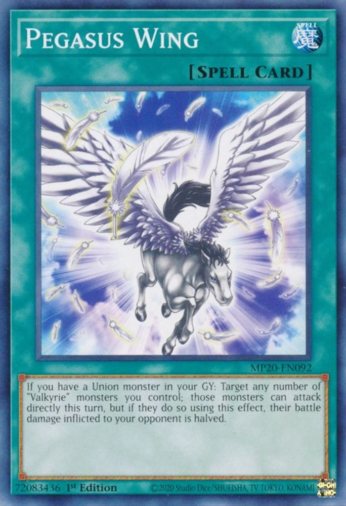 Pegasus Wing, 1st-edition, front