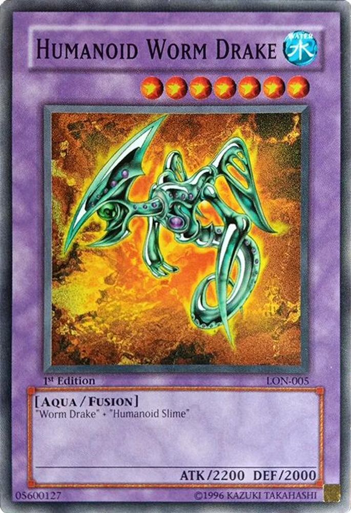 Humanoid Worm Drake, 1st-edition, front