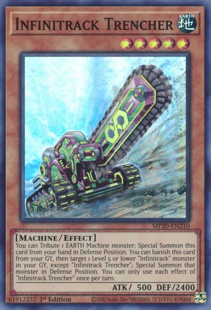 Infinitrack Trencher, 1st-edition, front