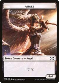 Angel // Human Soldier Double-Sided Token, Double Masters