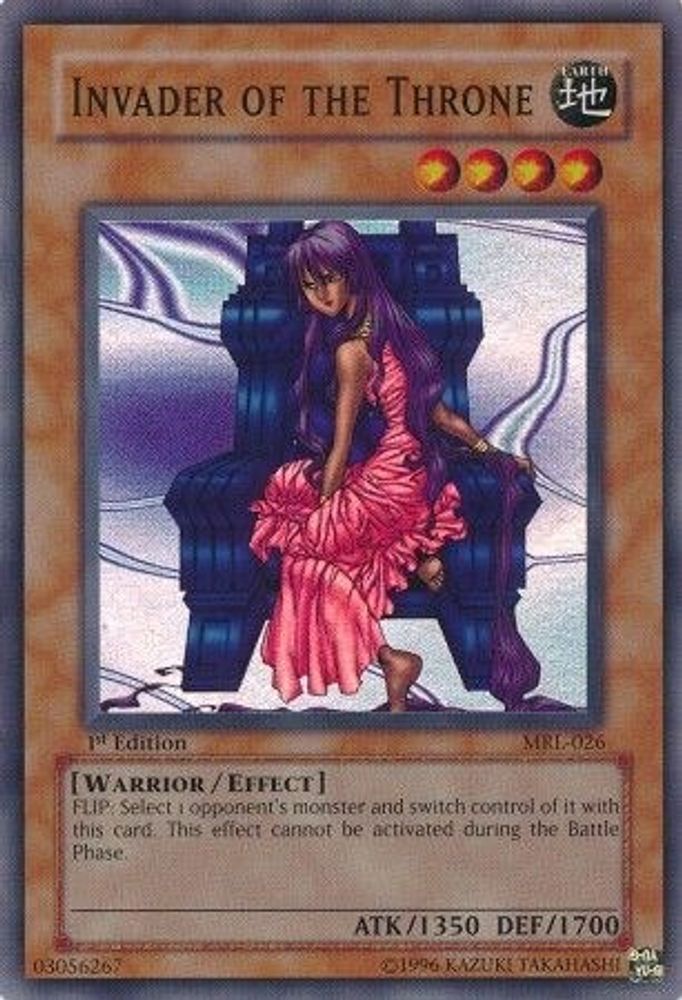 Invader of the Throne, 1st-edition, front