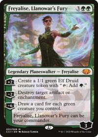 Freyalise, Llanowar's Fury, Commander Collection: Green