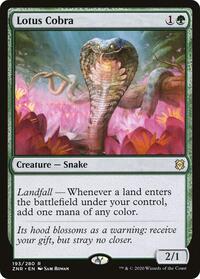 Lotus Cobra, Zendikar Rising