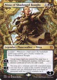 Nissa of Shadowed Boughs (Borderless), Zendikar Rising
