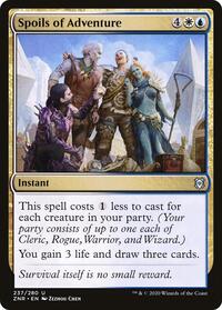 Spoils of Adventure, Zendikar Rising