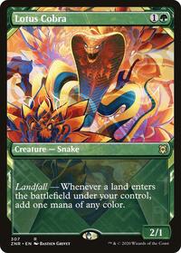Lotus Cobra (Showcase), Zendikar Rising
