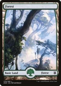 Forest (278) - Full Art, Zendikar Rising