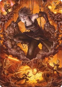 Nahiri, Heir of the Ancients Art Card (4/81), Art Series: Zendikar Rising