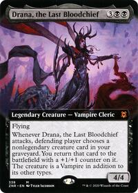 Drana, the Last Bloodchief (Extended Art), Zendikar Rising