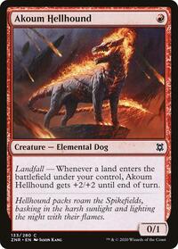 Akoum Hellhound, Zendikar Rising