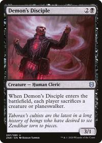 Demon's Disciple, Zendikar Rising