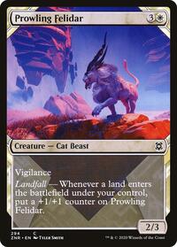 Prowling Felidar (Showcase), Zendikar Rising