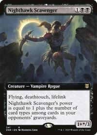 Nighthawk Scavenger (Extended Art), Zendikar Rising