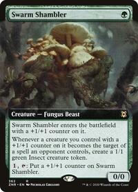 Swarm Shambler (Extended Art), Zendikar Rising