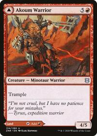 Akoum Warrior, Zendikar Rising