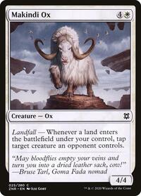 Makindi Ox, Zendikar Rising