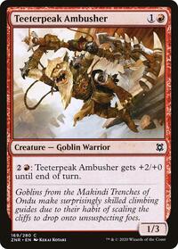 Teeterpeak Ambusher, Zendikar Rising