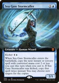 Sea Gate Stormcaller (Extended Art), Zendikar Rising