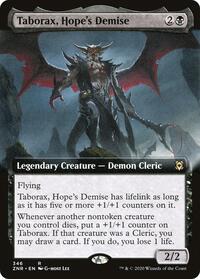 Taborax, Hope's Demise (Extended Art), Zendikar Rising
