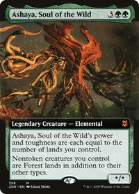 Ashaya, Soul of the Wild (Extended Art), Zendikar Rising