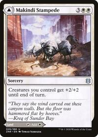 Makindi Stampede, Zendikar Rising