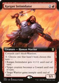 Kargan Intimidator (Extended Art), Zendikar Rising