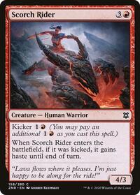 Scorch Rider, Zendikar Rising