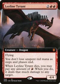 Leyline Tyrant (Extended Art), Zendikar Rising